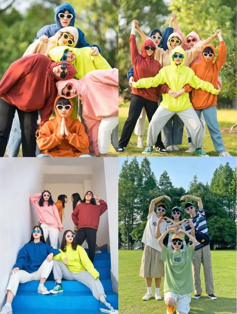 经典的集体拍照姿势摆法