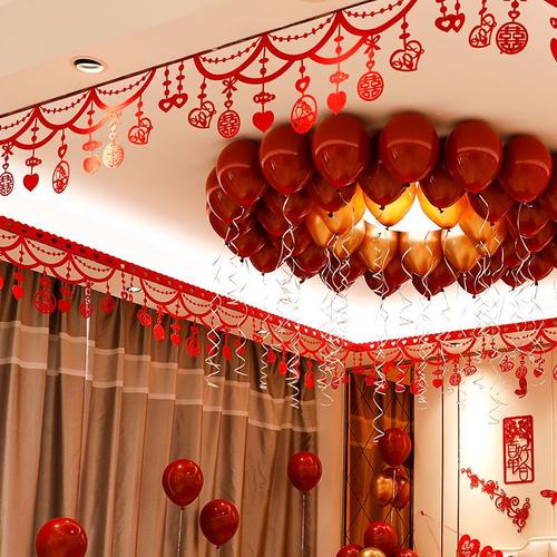 新年拍照背景墙红色图3