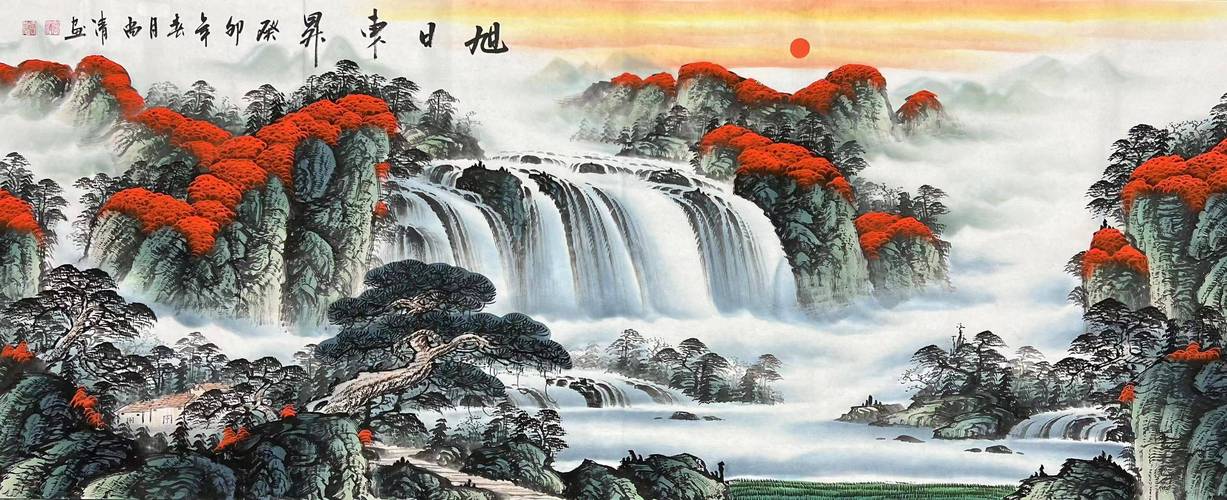 客厅能挂鸿运当头山水画吗?你不知道的那点风水秘密