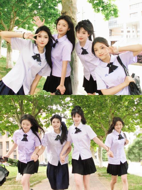 拍照姿势怎么摆女生校园图3