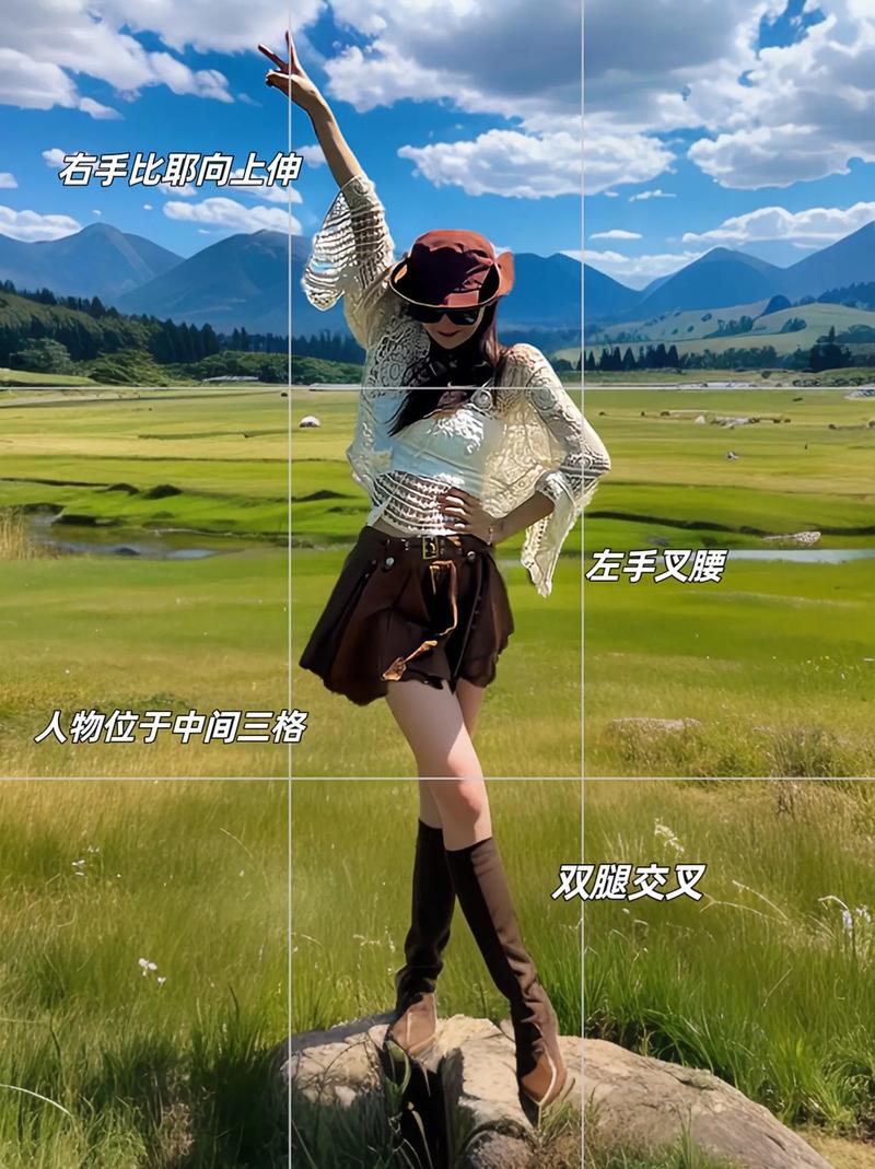 如何在草原上拍人像