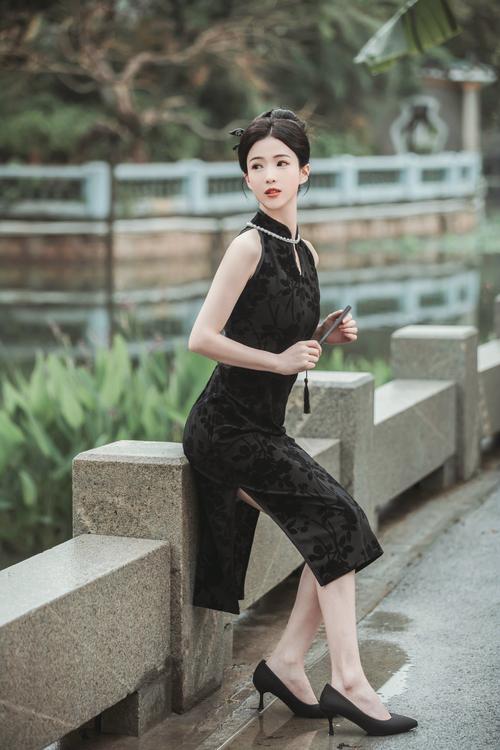 旗袍拍照姿势怎么摆图片