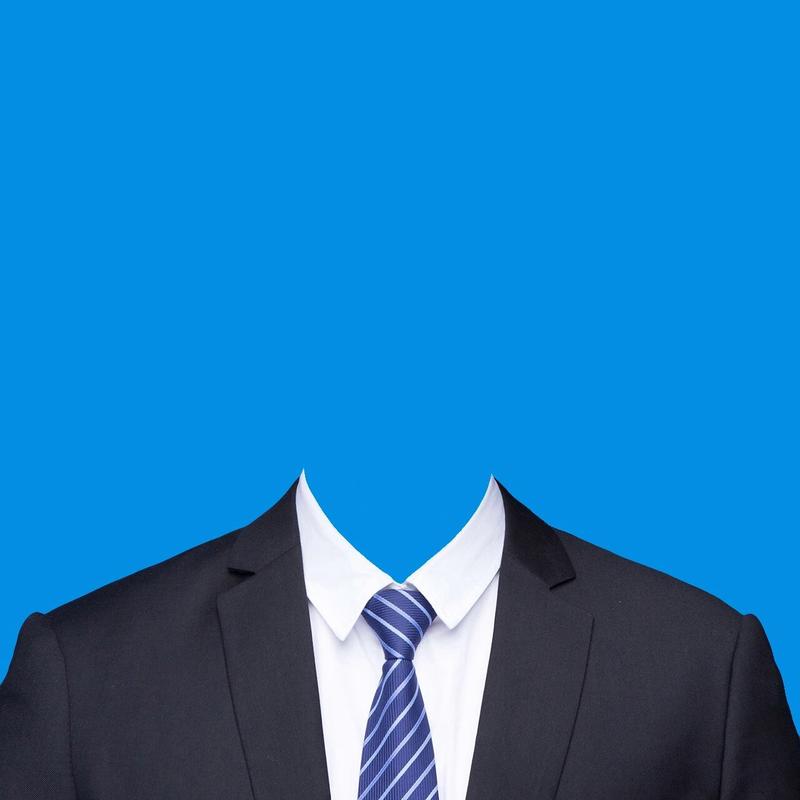 蓝色背景相片图3