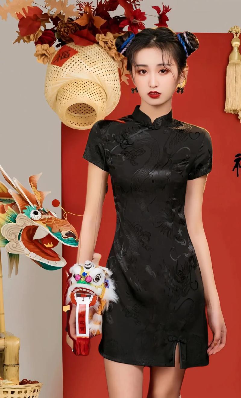 旗袍拍照背景图图1