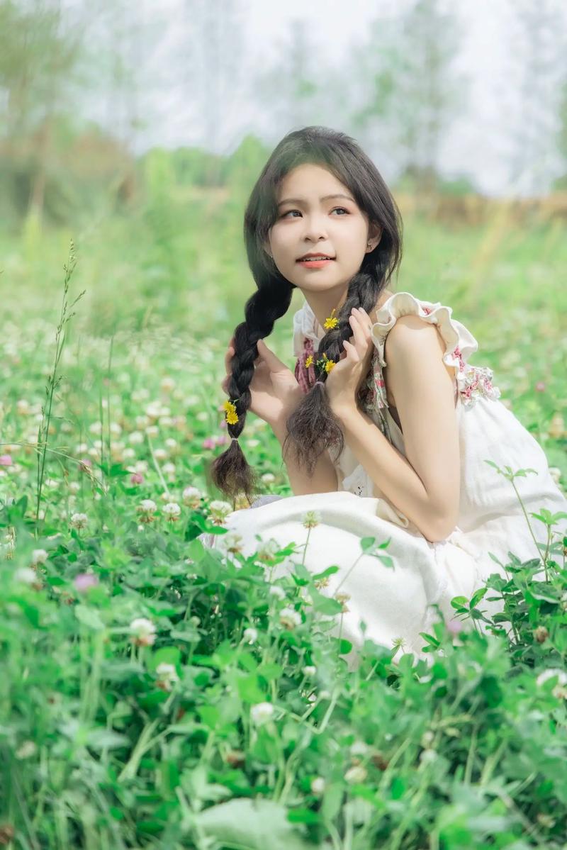 拍小清新写真怎样摆姿势图片