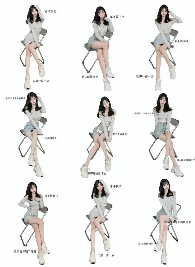 拍照技巧姿势坐姿图解图2
