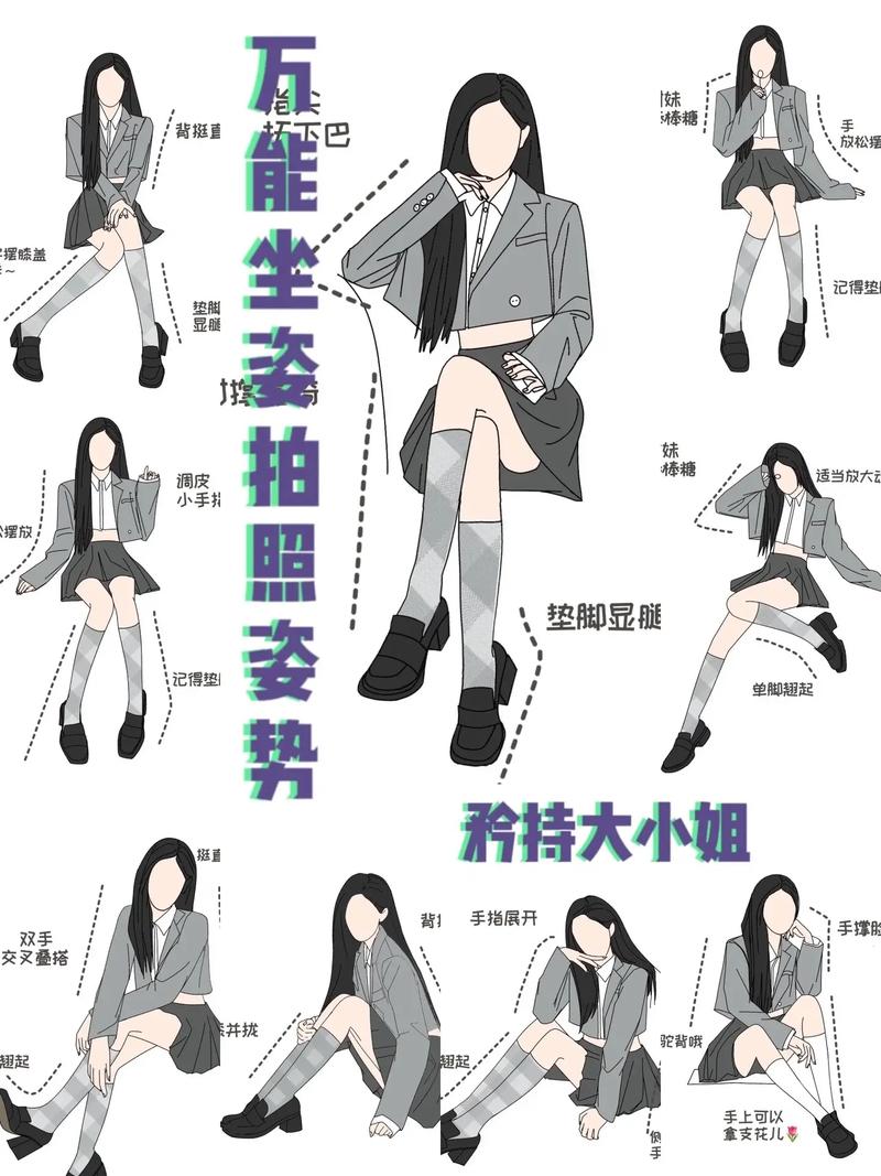 坐椅子拍照姿势怎么摆图1