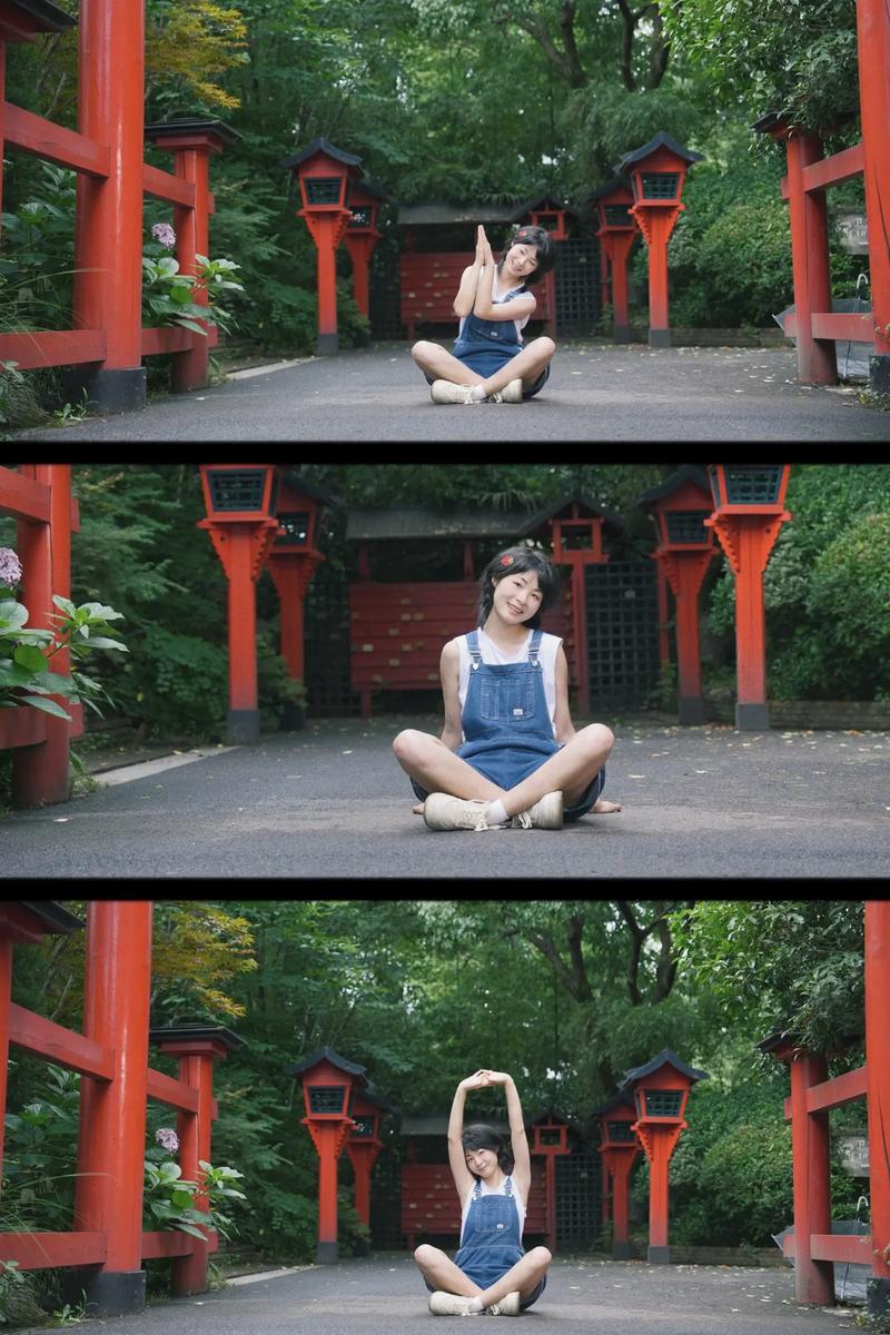 坐着进行拍照,有哪些独特的姿势可以摆