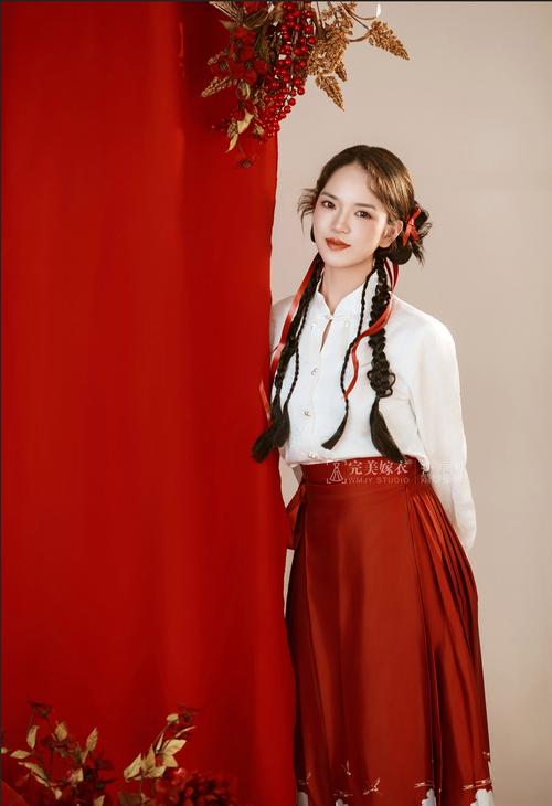 穿马面裙如何照相好看