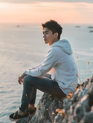 拍照姿势男士怎么摆位图1