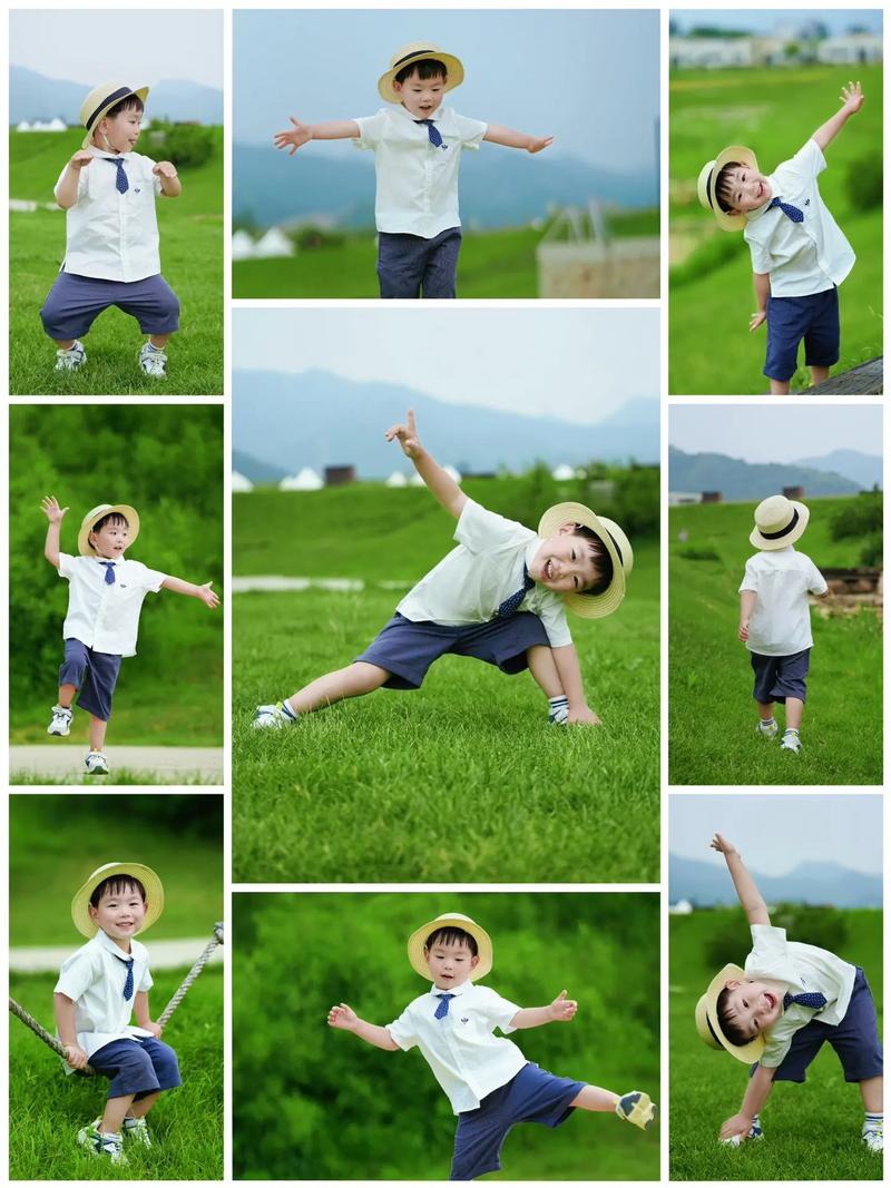 小孩拍照姿势大全图片男孩图2