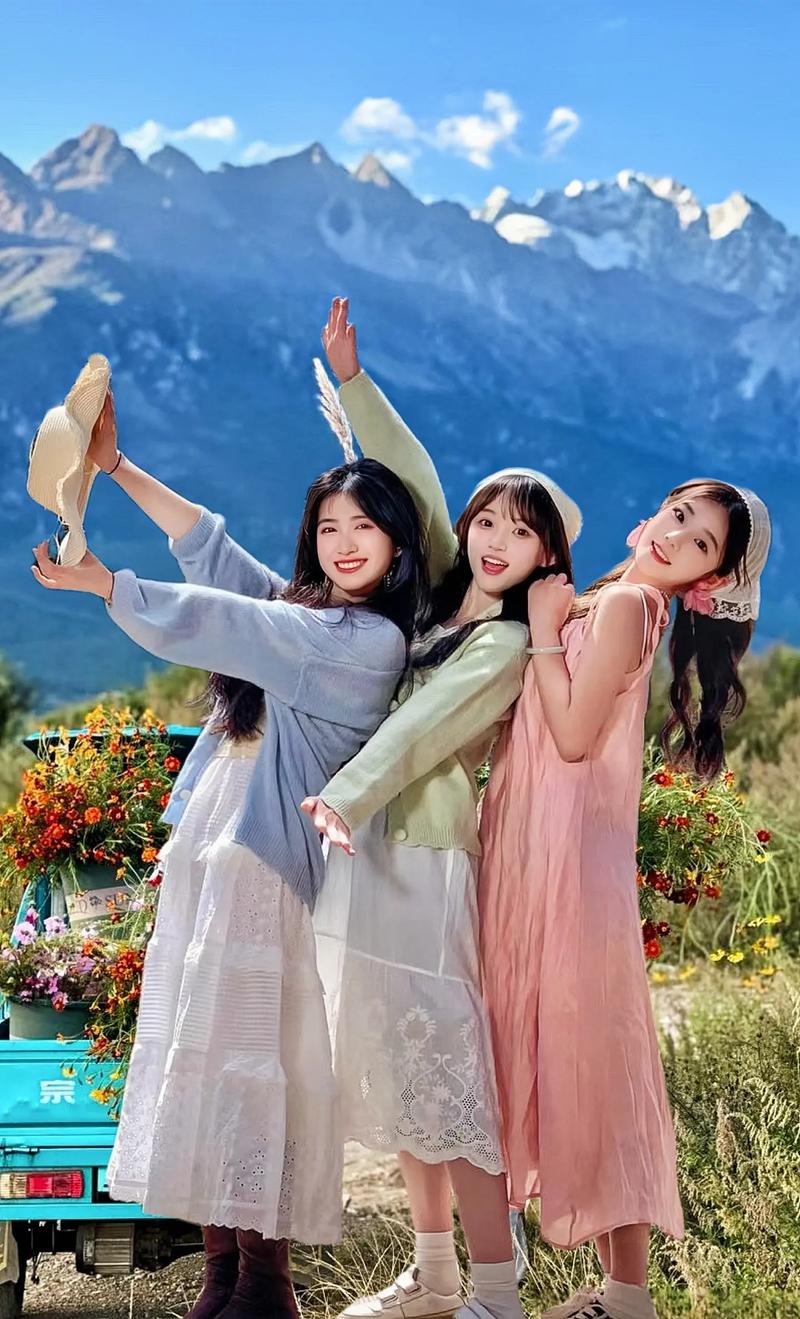 闺蜜日常拍照姿势?