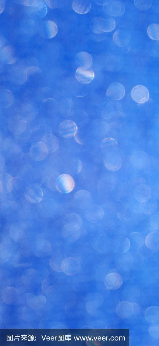 Photoshop给人像照片添加梦幻的蓝色散景背景