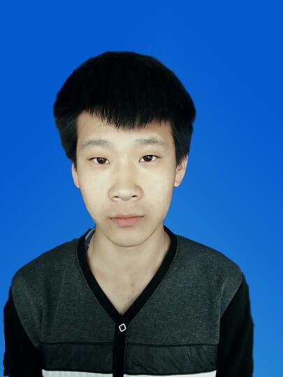 求把照片背景换成纯蓝色的,在线等...谢谢大神们