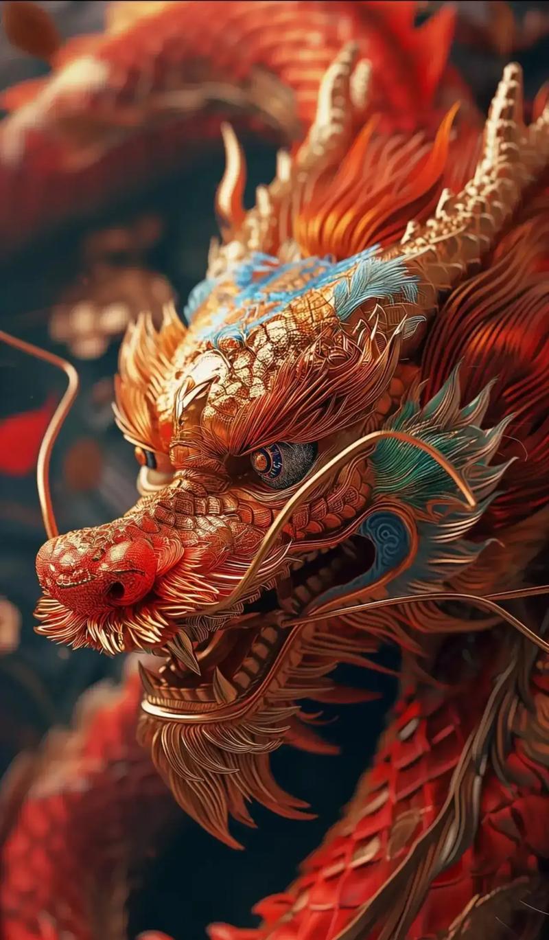 过年背景图片龙年图3