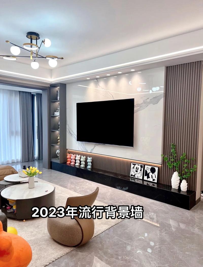 商务背景图片简约-电视墙简约风格