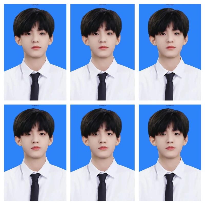 如何拍摄蓝色背景证件照