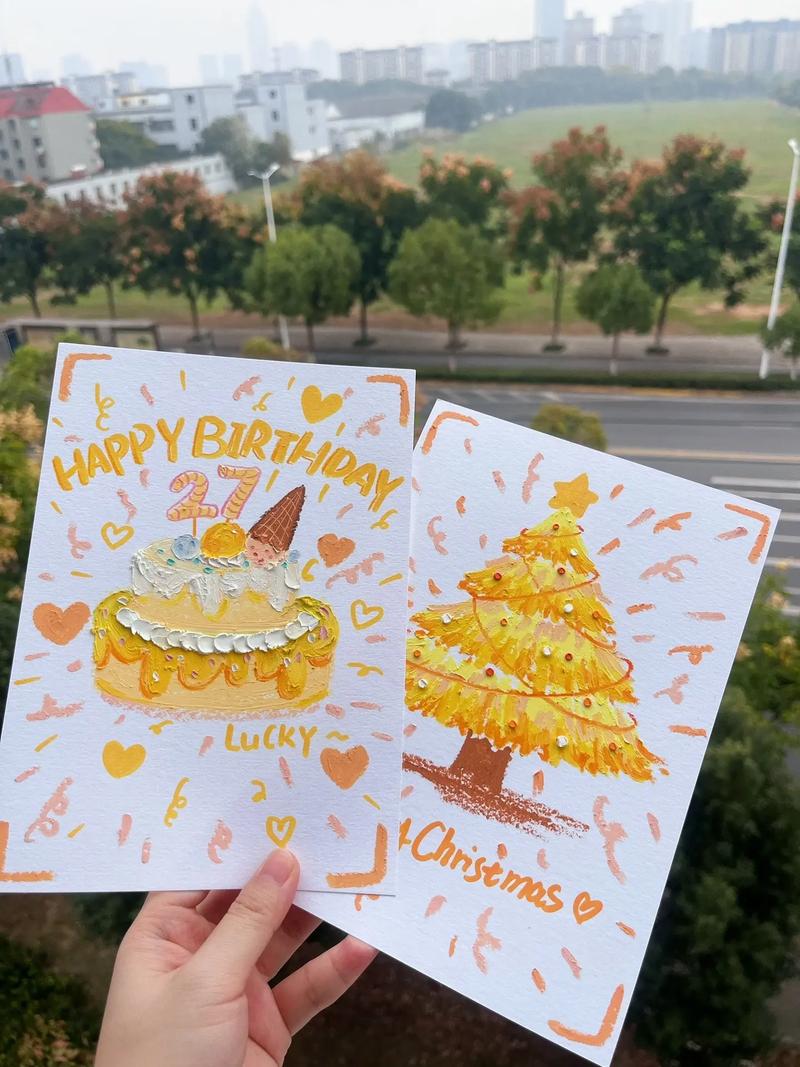 插画生日快乐-怎么做生日贺卡简单又漂亮立体