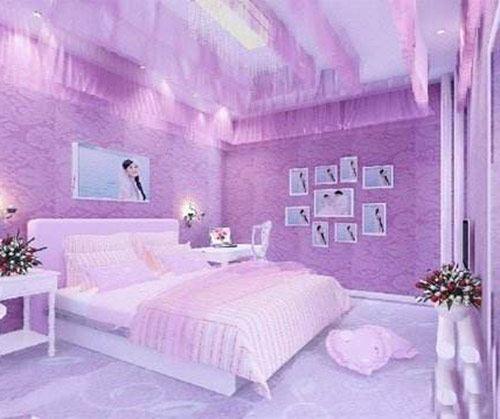 怎样布置紫色的女生卧室?