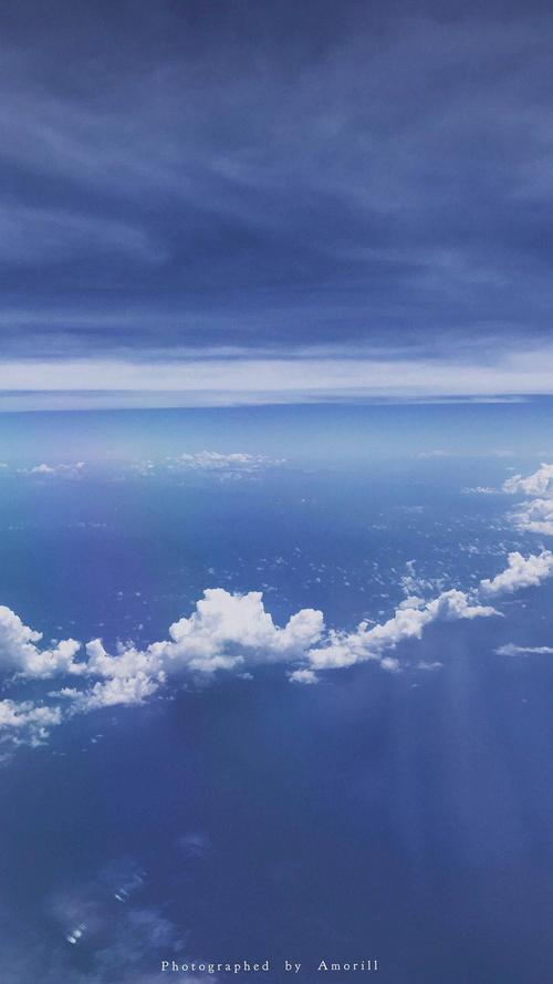 纯蓝色背景壁纸图1