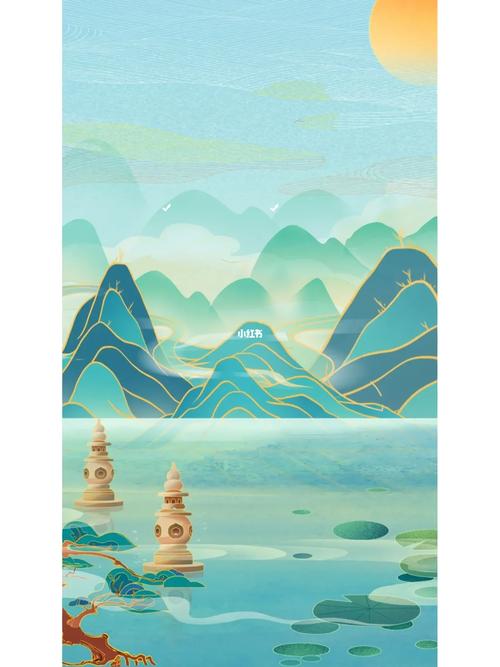 led背景图片素材国风图1