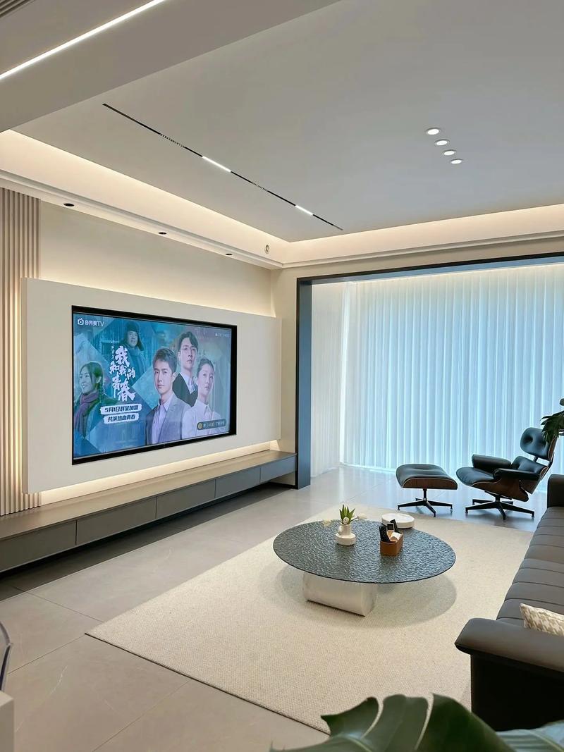 简单大气的背景墙效果图大全集图2