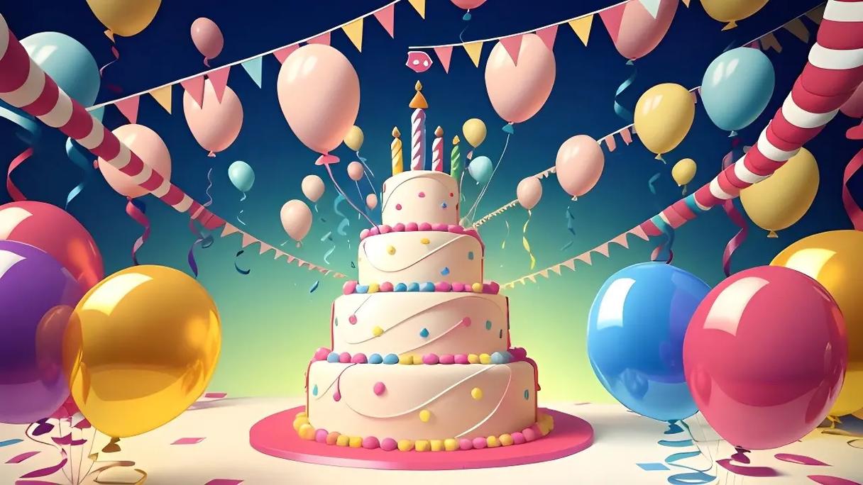 生日快乐背景图片投影怎么投到电视图2