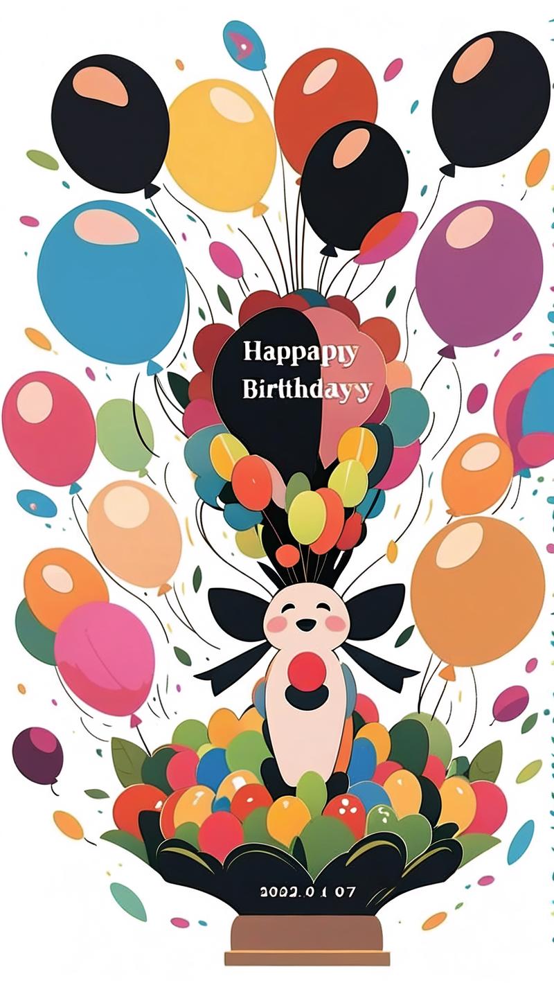 生日快乐简单背景图片