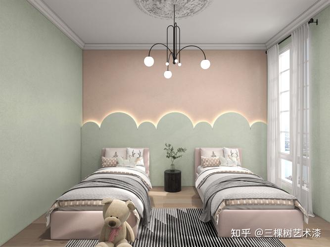 儿童房墙面涂鸦设计欣赏