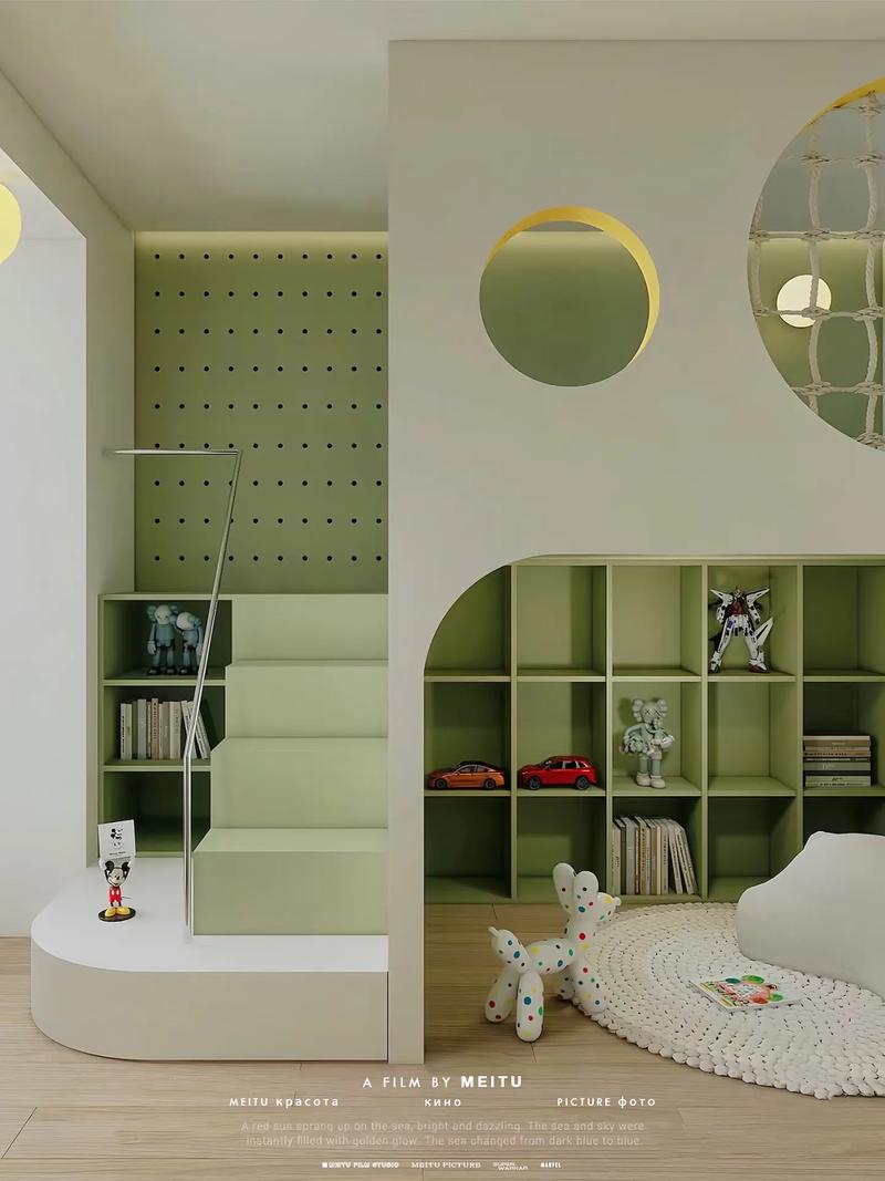 儿童房壁纸装修效果图15平米儿童房创意设计
