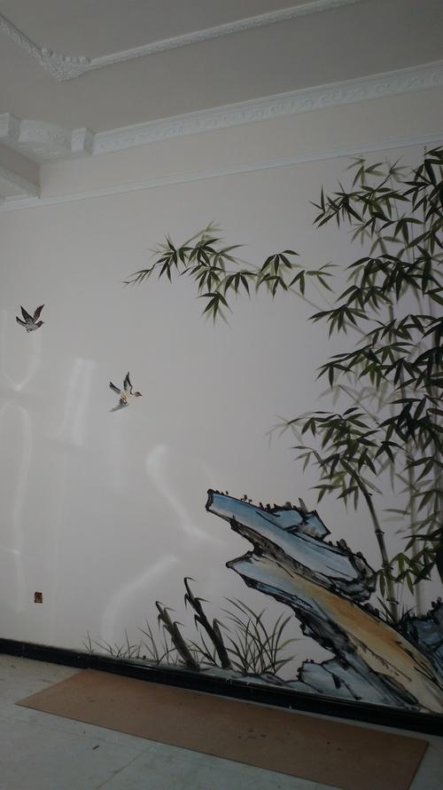 想做墙绘,电视背景墙,选什么图案比较好?