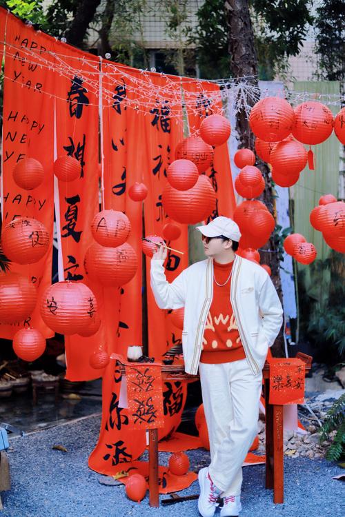 过年拍照背景图简单好看