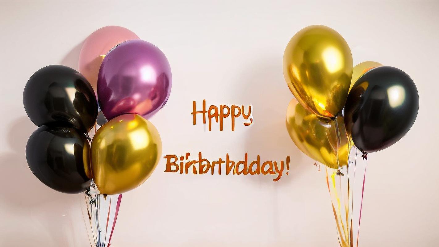 生日快乐简单背景图片