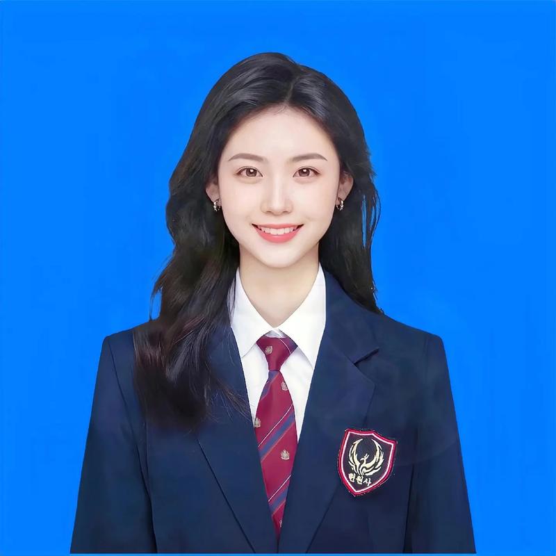 蓝色背景照片配什么衣服