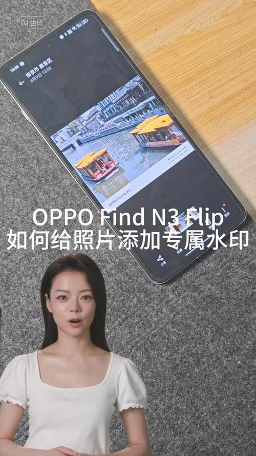 oppo手机照相的水印怎么添加