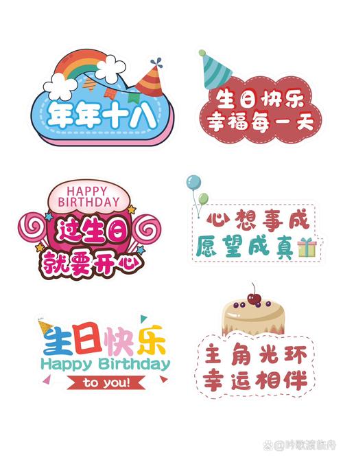 生日免抠素材-如何做祝别人生日快乐的照片要带名字的。