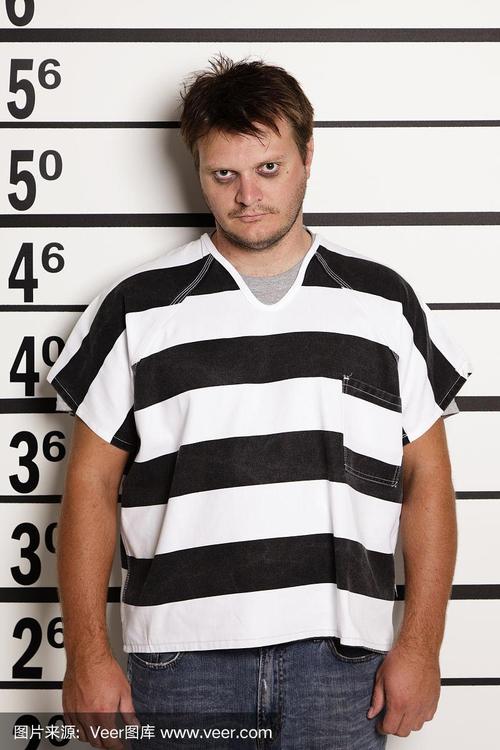 如下图的图片谁有?就监狱里照的那种相。一个人拿着牌子、背景是身高图...