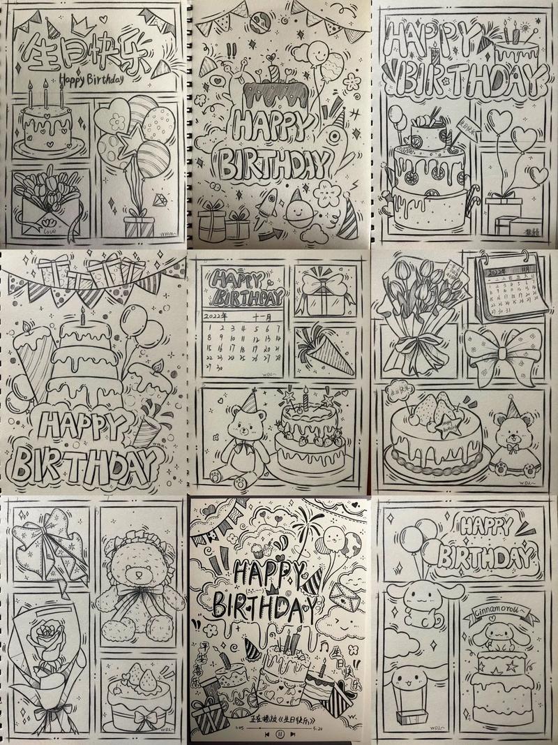 生日快乐背景图怎么制作小孩的图1