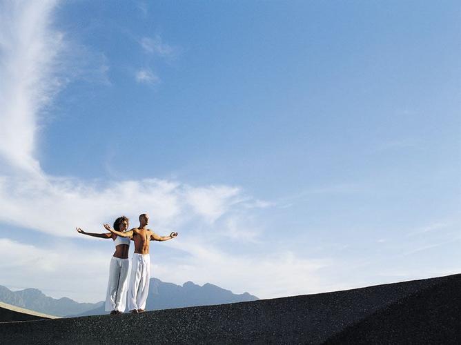 纯蓝色背景素材图片图1