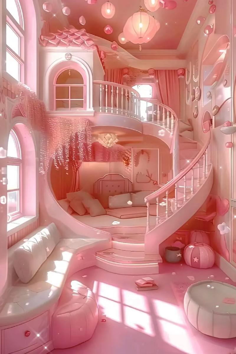 就喜欢粉嫩系5款女孩房壁纸推荐