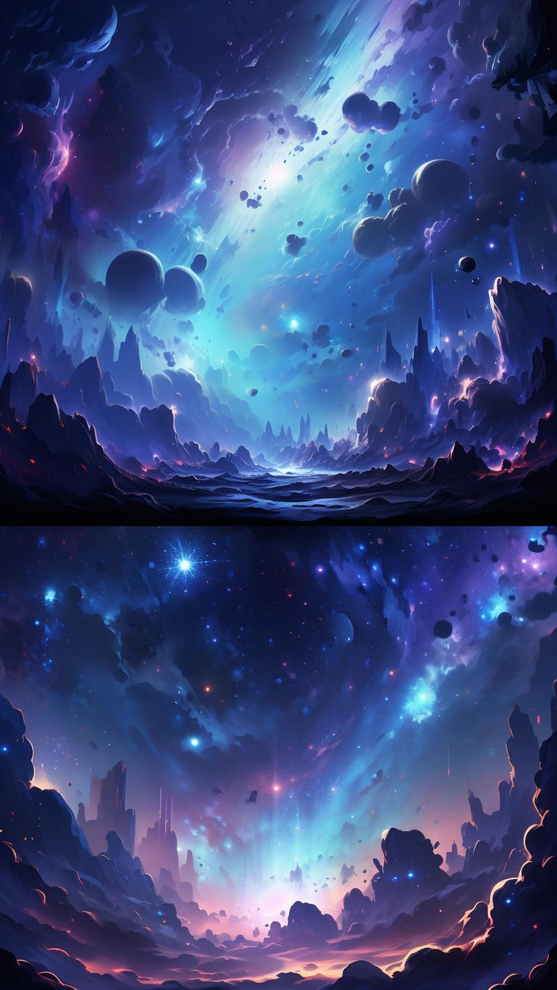 紫色背景画什么图案图1