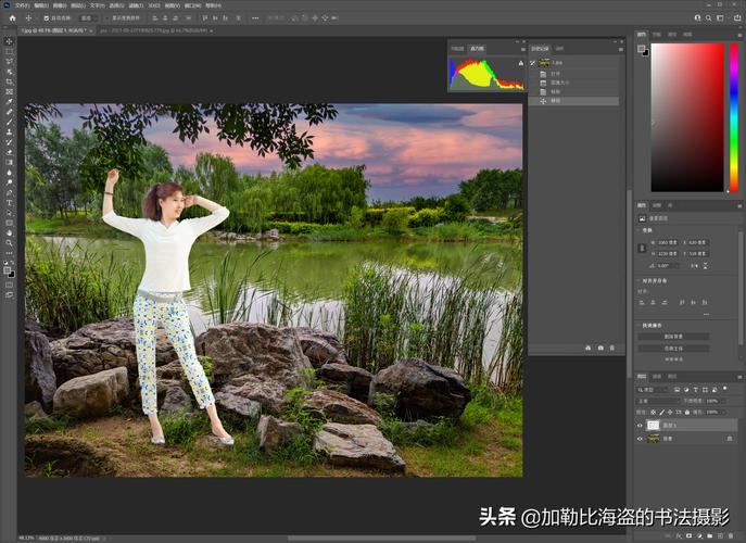 场景人物图片素材-photoshop如何将人物素材放入场景?