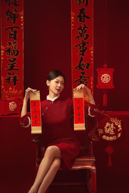 新年拍照背景墙图片大全图3