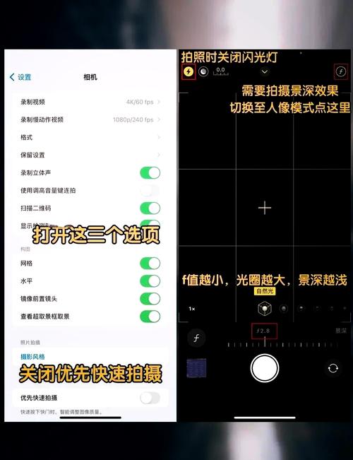 苹果手机照相界面上各种图标介绍图2
