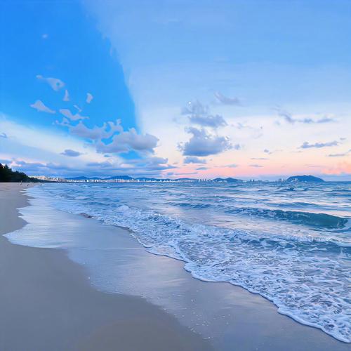 手机拍照蓝色背景图片大全图2