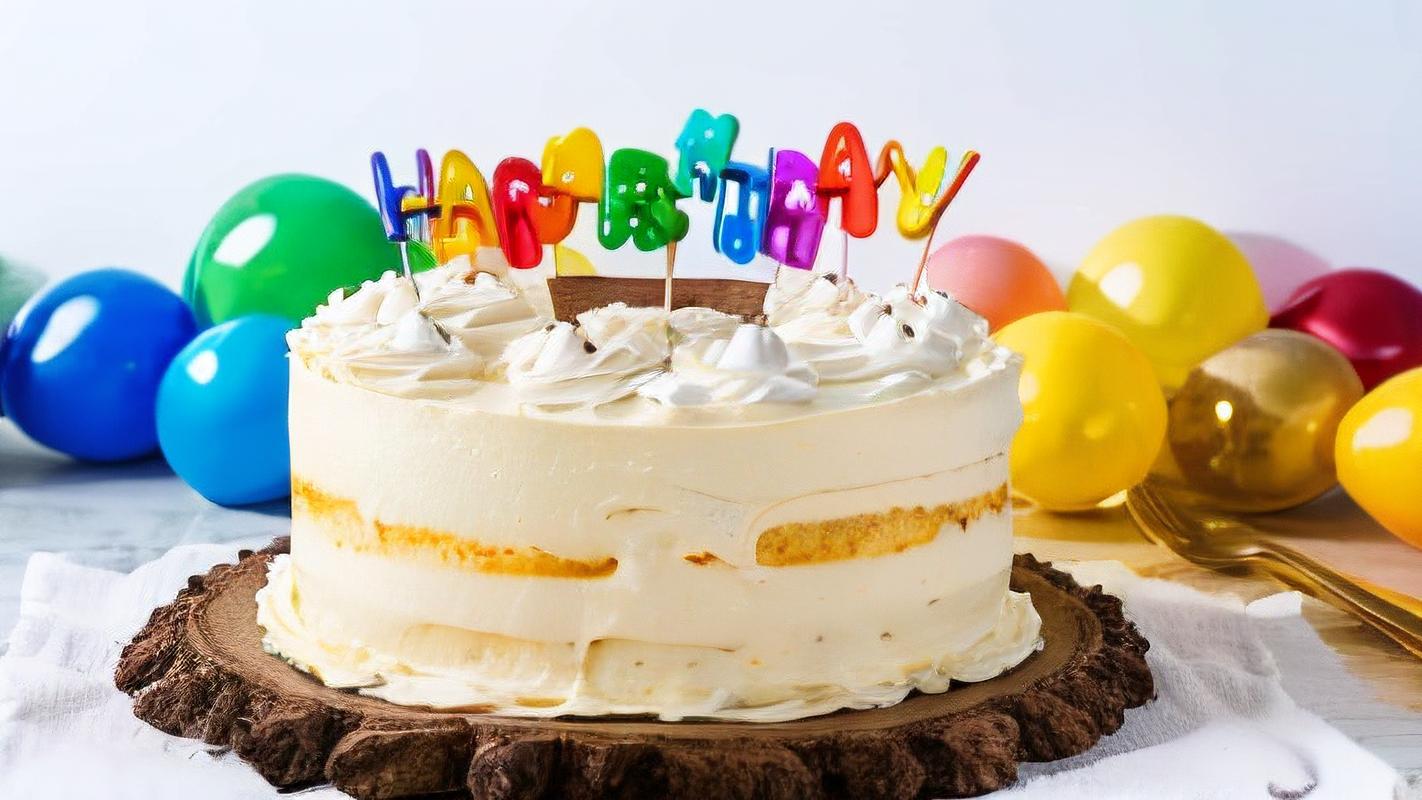 生日快乐简单背景图片