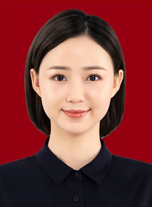 纯蓝色背景图片一寸证件照图3