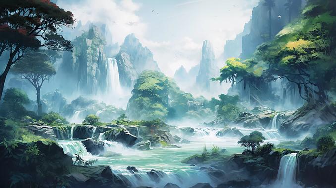 古风插画电脑高清桌面-求中国古典风格的背景图(游戏,漫画,插画的都可以...