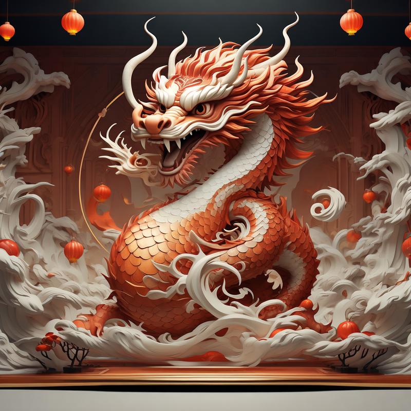 叮咚龙年头像图片已送达丨2024新年该换新头像啦!