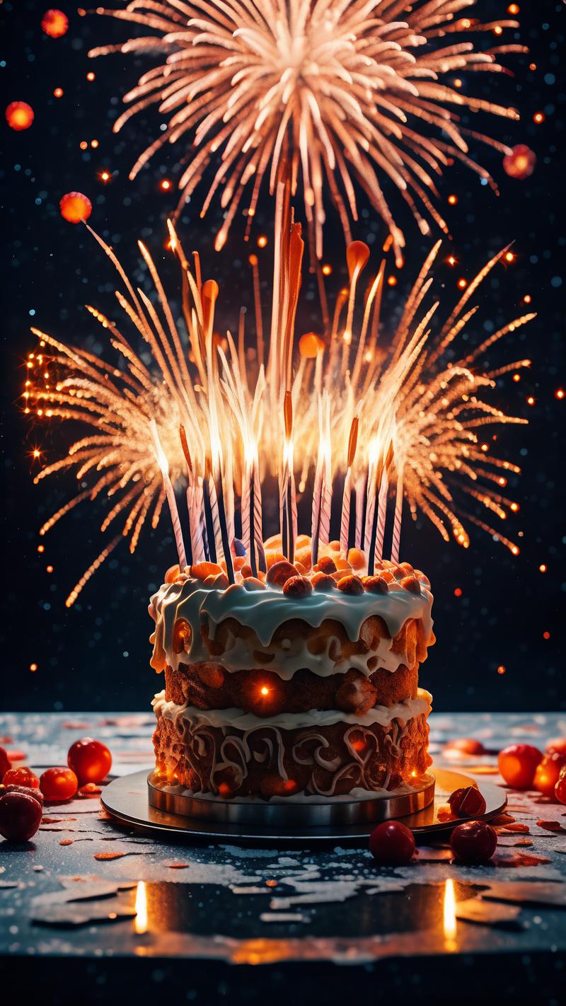 生日快乐简单背景图片